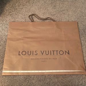 Louis Vuitton large brown shopping bag
